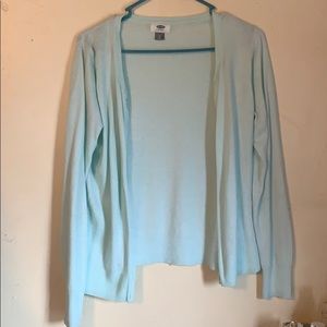 Light blue cardigan